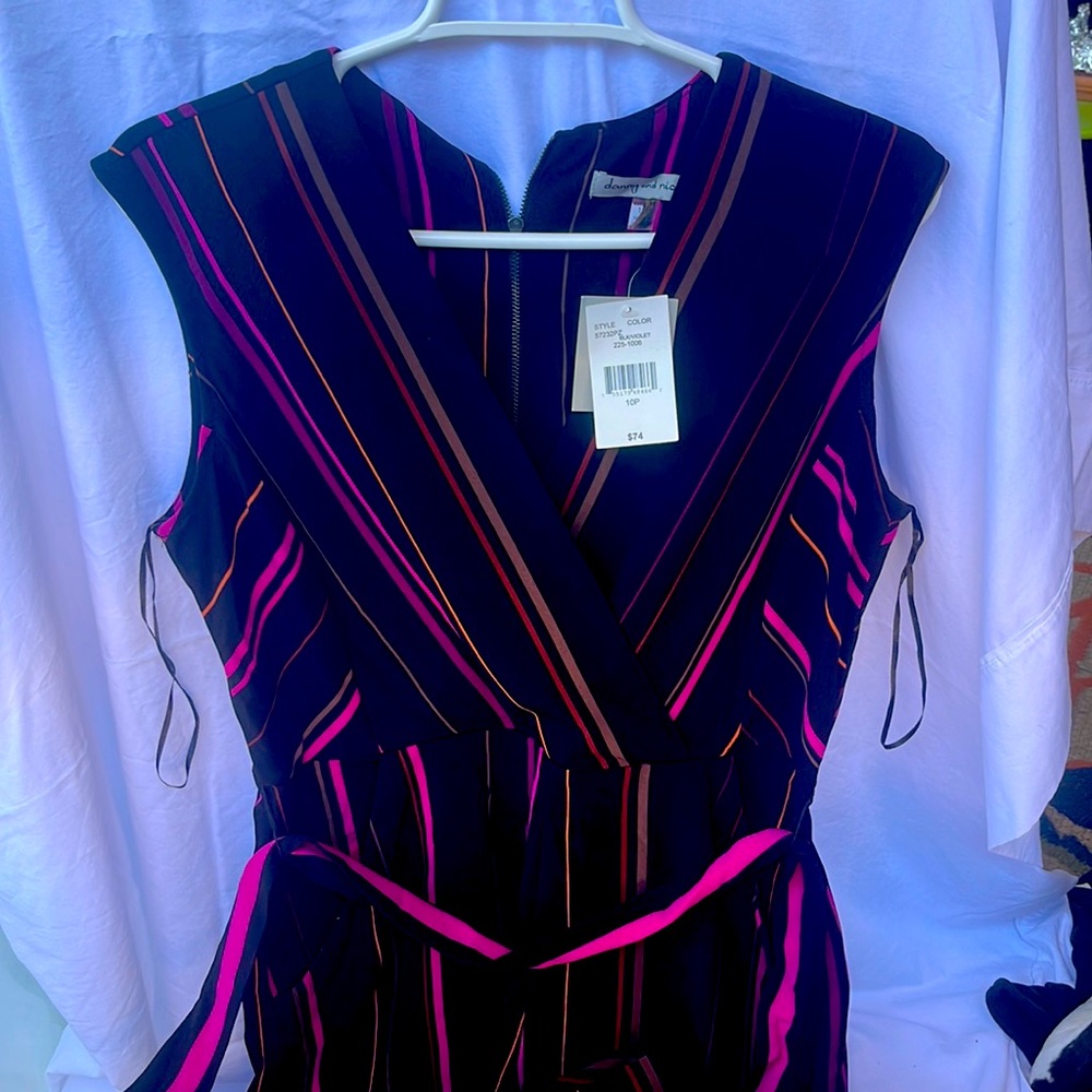 Women’s pant suit black/violet 10 P